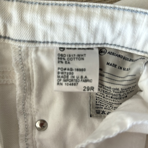 White AG slim boot cut jeans - Picture 3 of 4